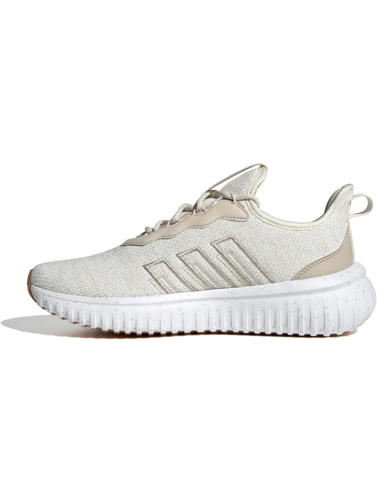 Adidas Women's Off White Mesh Kaptir Flow 2.0 Lace Up Shoes Casual Sneakers